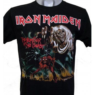 Iron Maiden t-shirt The Number of the Beast size